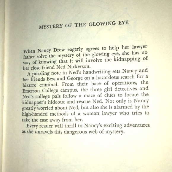 Nancy Drew- Mystery of The Glowing Eye - Picture 3 of 10